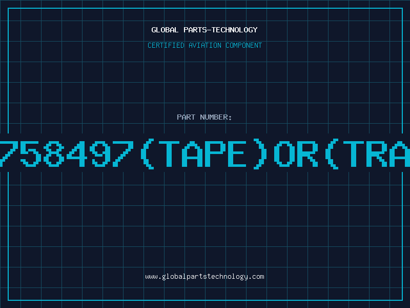 Aviation Part 758497(TAPE)OR(TRA