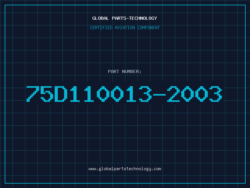 Aviation Part 75D110013-2003