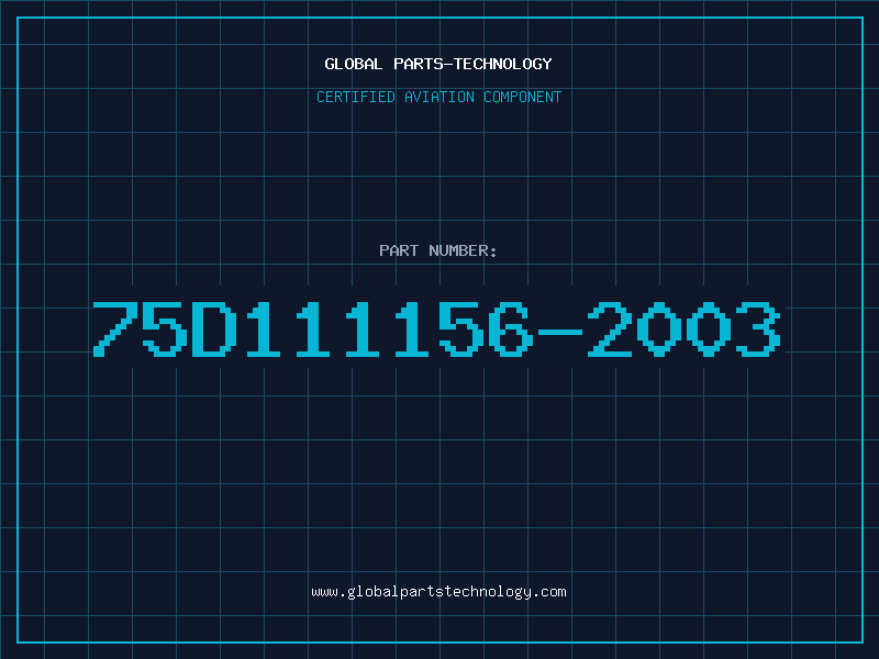 Aviation Part 75D111156-2003