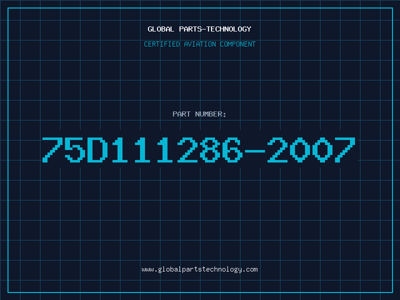 Aviation Part 75D111286-2007