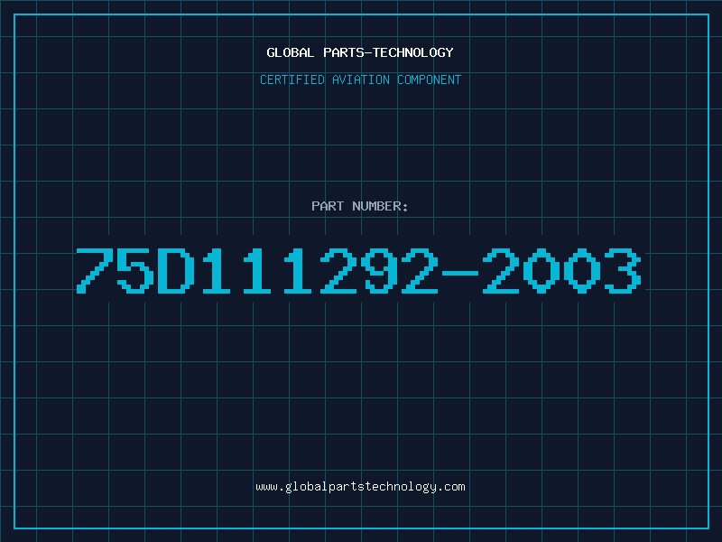 Aviation Part 75D111292-2003
