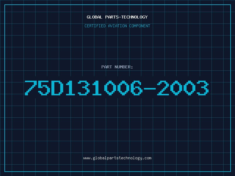 Aviation Part 75D131006-2003