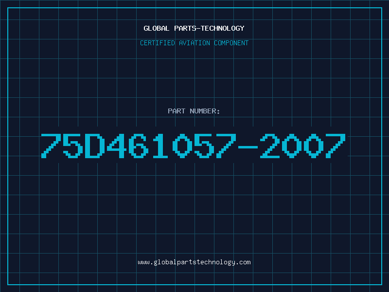 Aviation Part 75D461057-2007