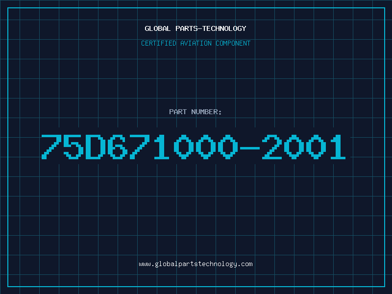 Aviation Part 75D671000-2001