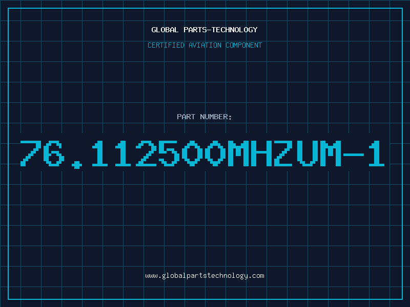 Aviation Part 76.112500MHZUM-1