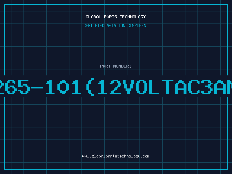 Aviation Part 76265-101(12VOLTAC3AmpA