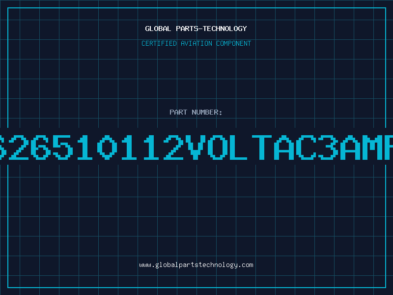 Aviation Part 7626510112VOLTAC3AmpA