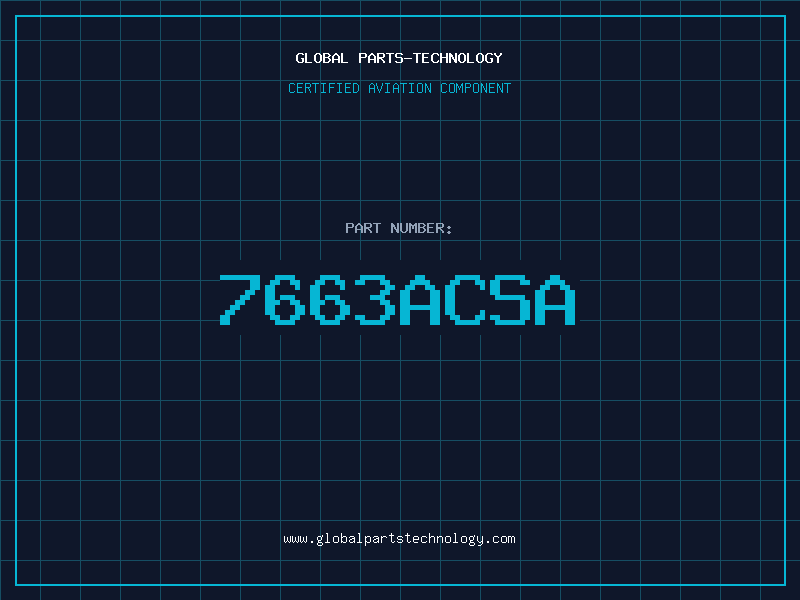 Aviation Part 7663ACSA