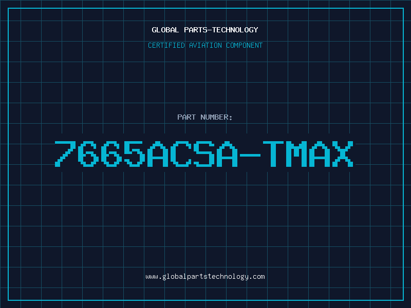 Aviation Part 7665ACSA-TMAX