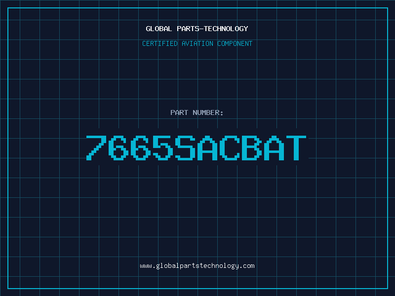 Aviation Part 7665SACBAT