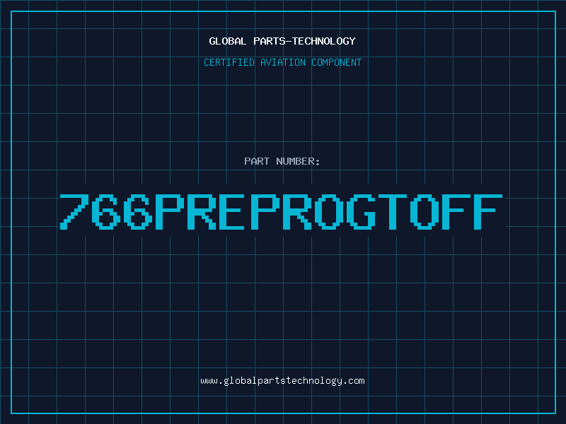 Aviation Part 766PREPROGTOFF