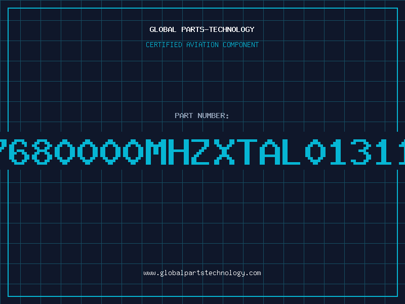 Aviation Part 7680000MHZXTAL01311