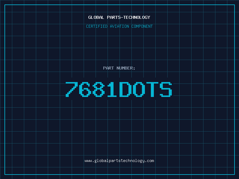Aviation Part 7681DOTS