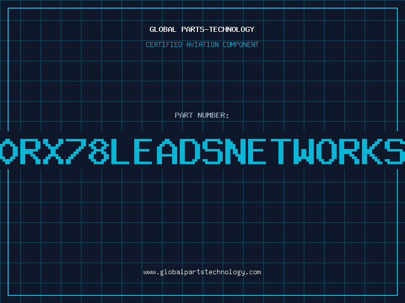 Aviation Part 770RX78LEADSNETWORKSIL