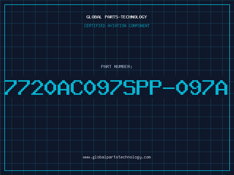 Aviation Part 7720AC097SPP-097A