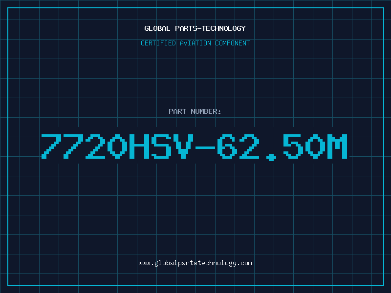 Aviation Part 7720HSV-62.50M