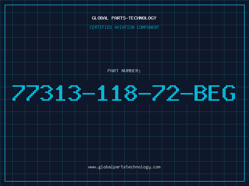 Aviation Part 77313-118-72-BEG