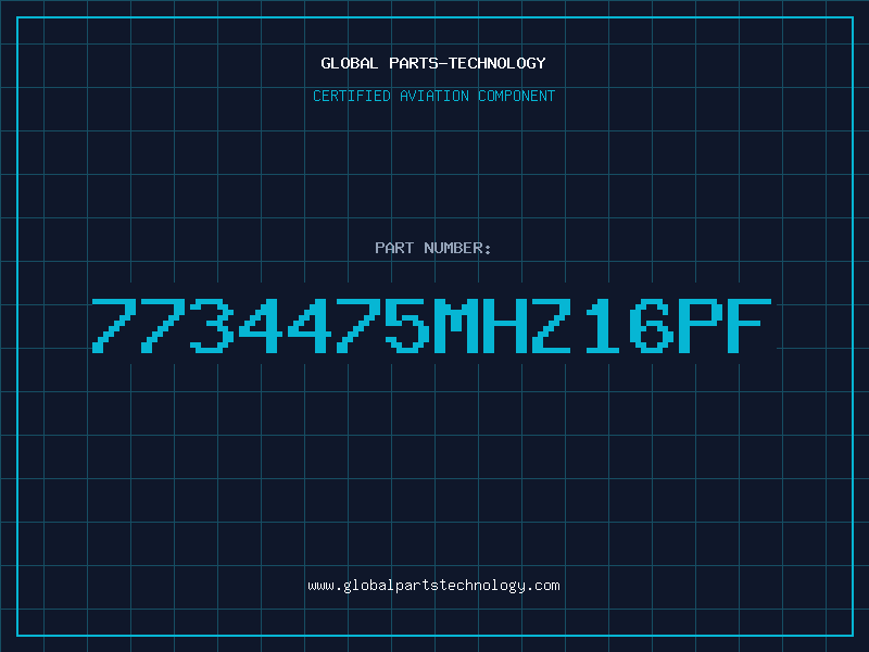 Aviation Part 7734475MHZ16PF