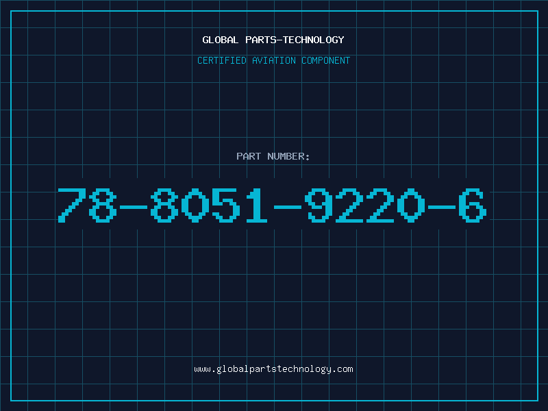 Aviation Part 78-8051-9220-6
