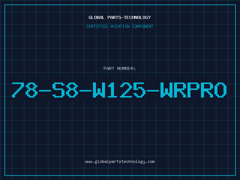 Aviation Part 78-S8-W125-WRPRO