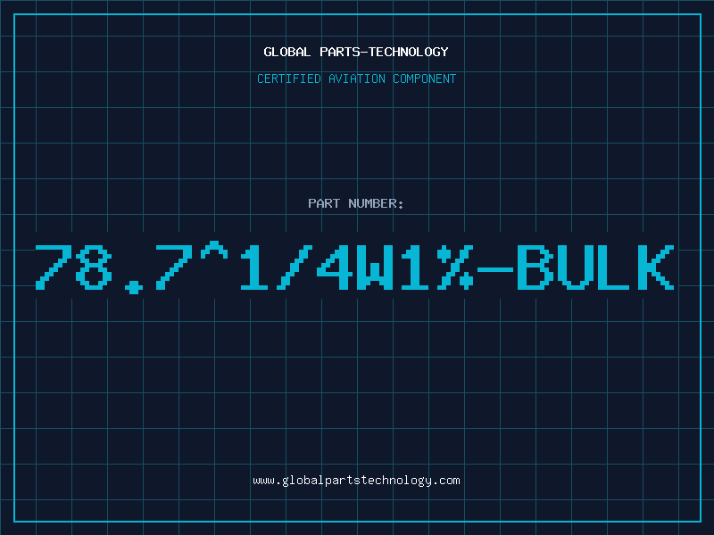 Aviation Part 78.7^1/4W1%-BULK
