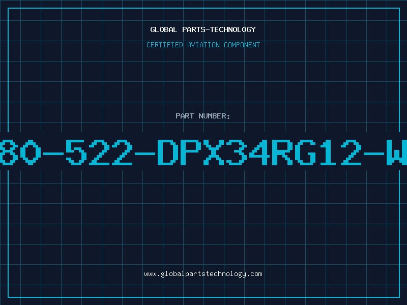 Aviation Part 780-522-DPX34RG12-WS