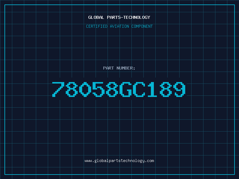 Aviation Part 78058GC189