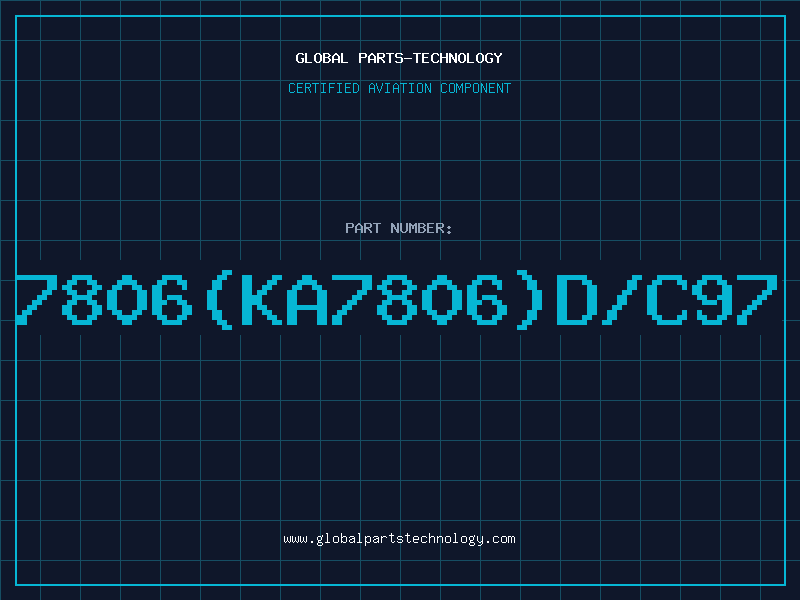 Aviation Part 7806(KA7806)D/C97