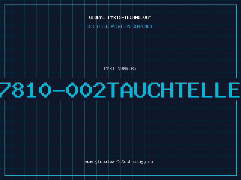 Aviation Part 7810-002TAUCHTELLE
