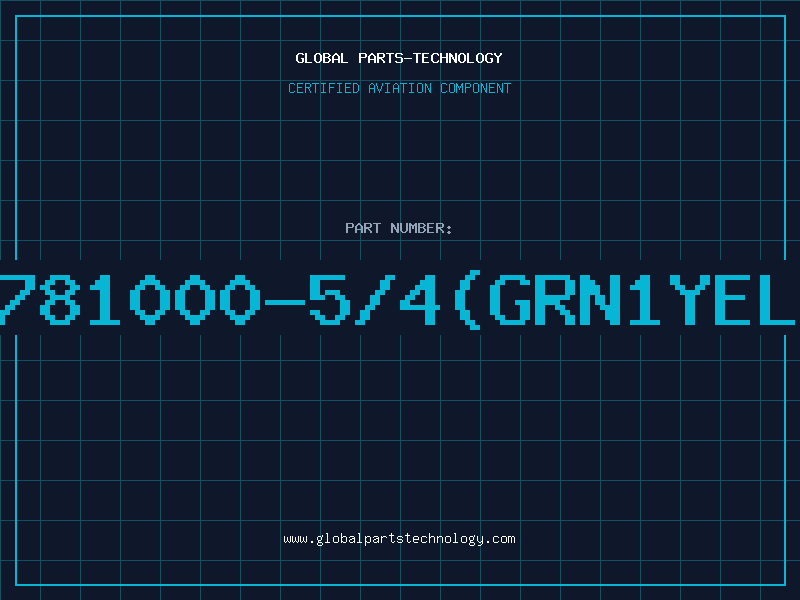 Aviation Part 781000-5/4(GRN1YEL