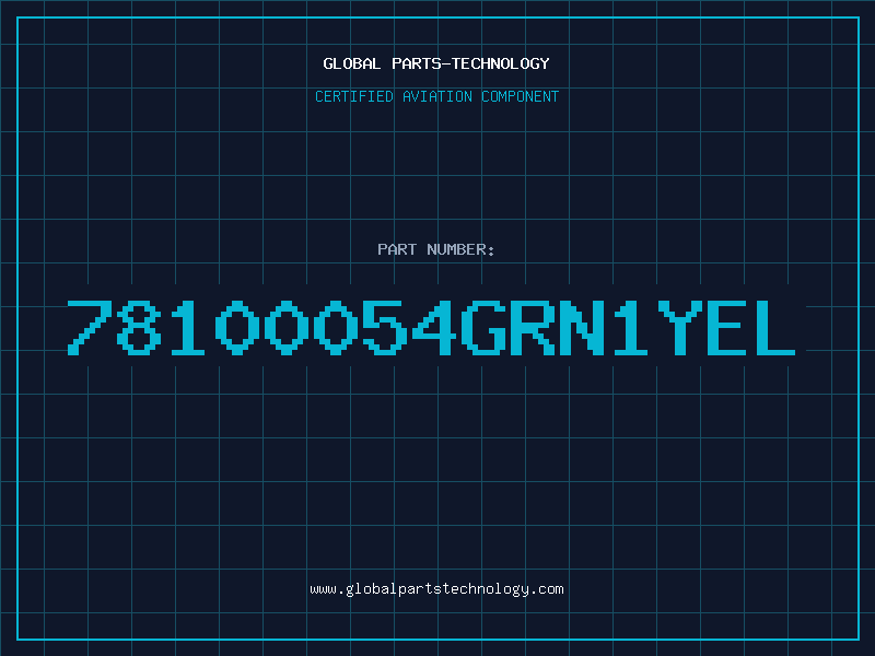 Aviation Part 78100054GRN1YEL