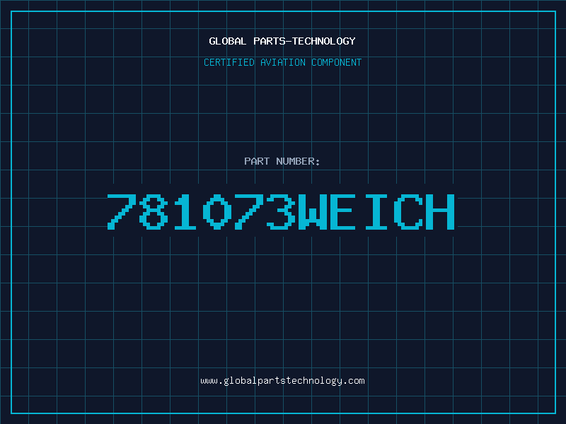 Aviation Part 781073WEICH