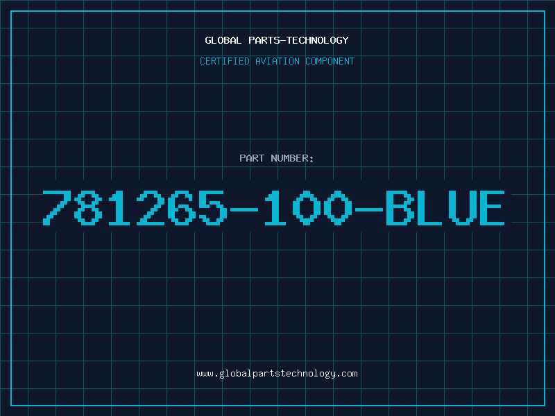 Aviation Part 781265-100-BLUE