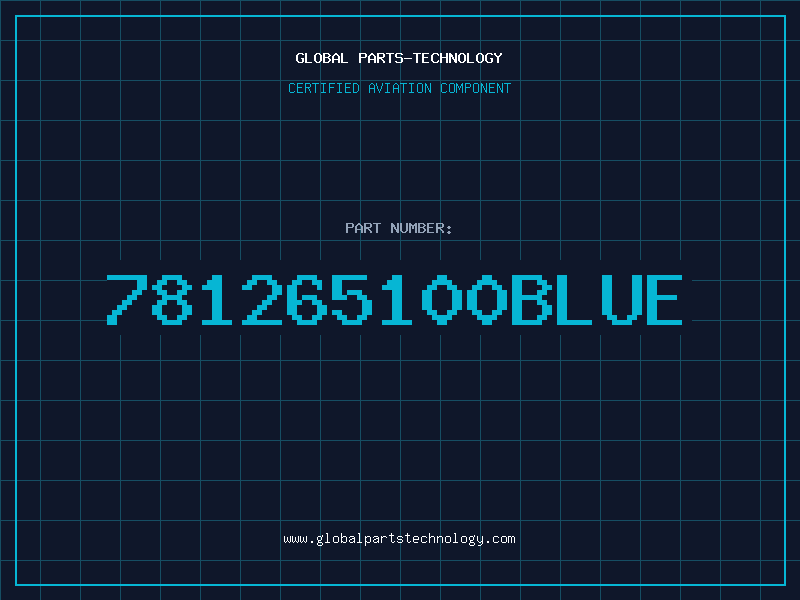 Aviation Part 781265100BLUE