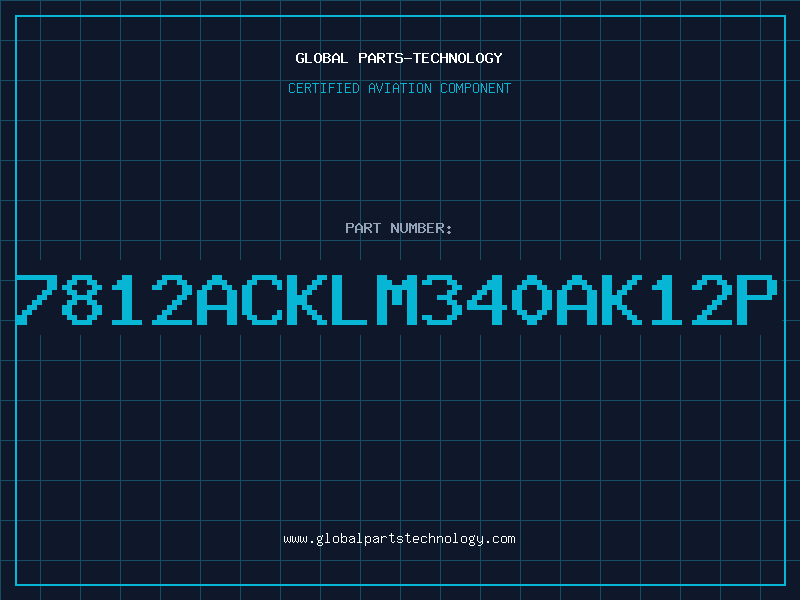 Aviation Part 7812ACKLM340AK12P