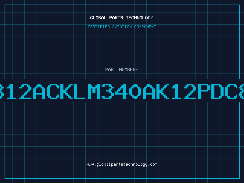 Aviation Part 7812ACKLM340AK12PDC86