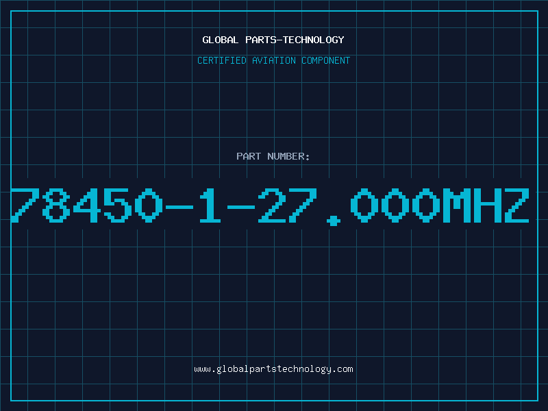 Aviation Part 78450-1-27.000MHZ