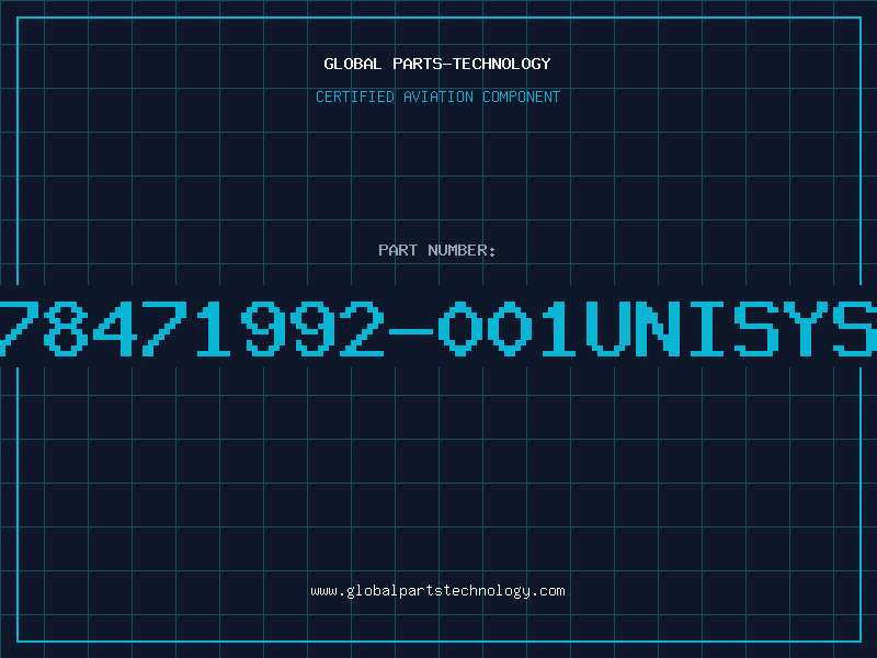 Aviation Part 78471992-001UNISYS