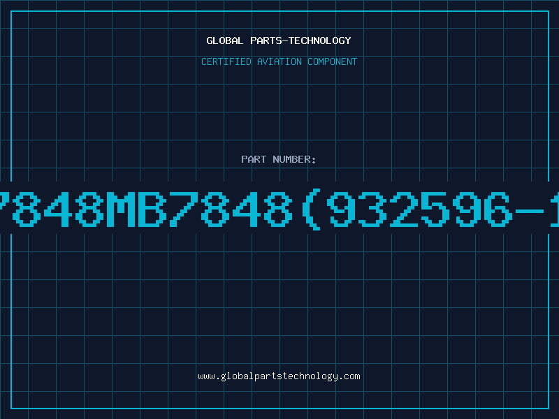Aviation Part 7848MB7848(932596-1
