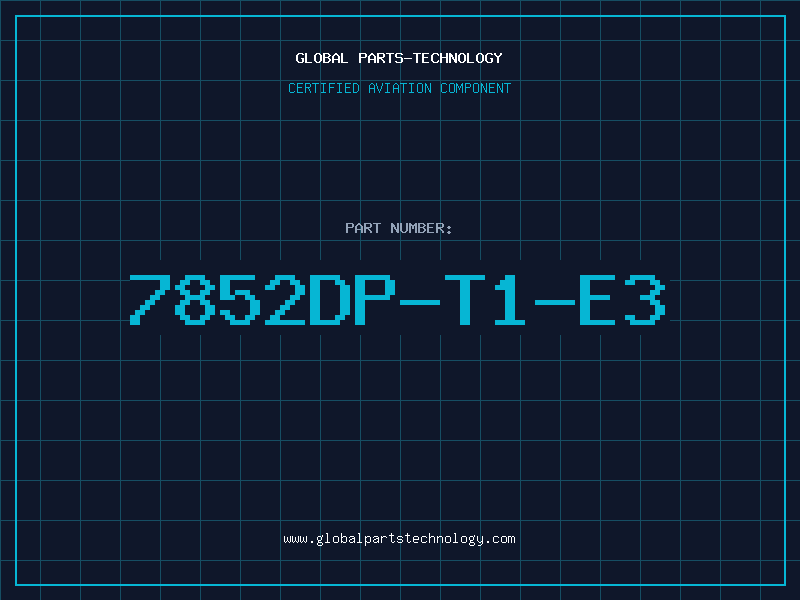 Aviation Part 7852DP-T1-E3