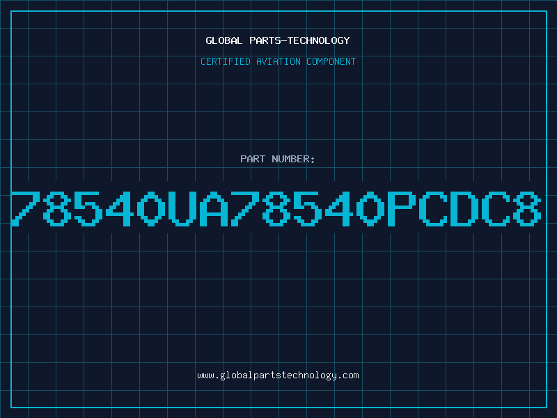 Aviation Part 78540UA78540PCDC8
