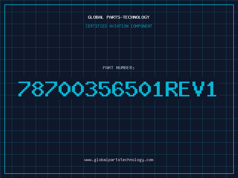 Aviation Part 78700356501REV1