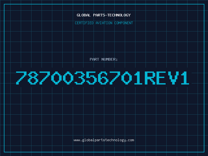 Aviation Part 78700356701REV1