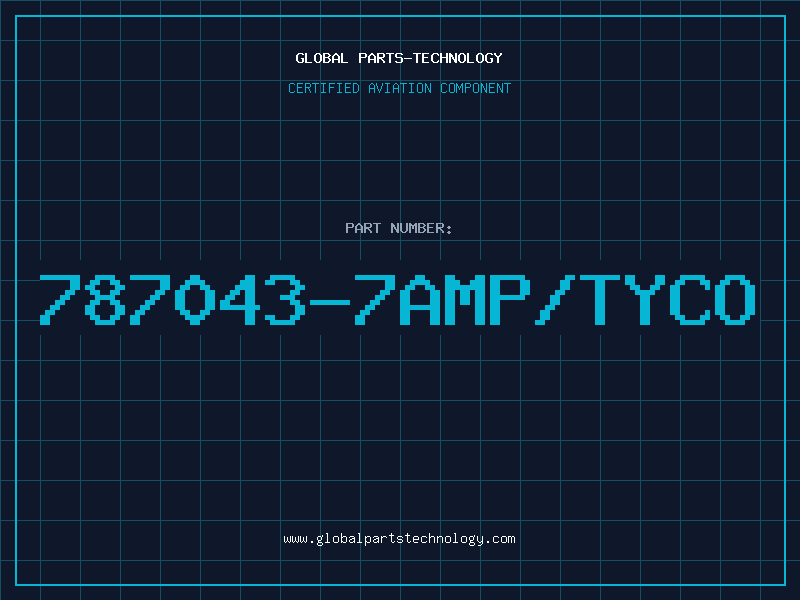 Aviation Part 787043-7Amp/tyco