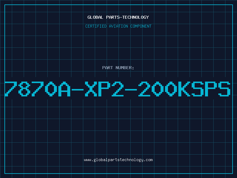 Aviation Part 7870A-XP2-200KSPS