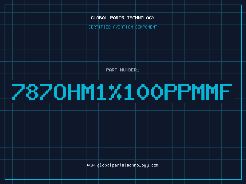 Aviation Part 787Ohm1%100PPMMF