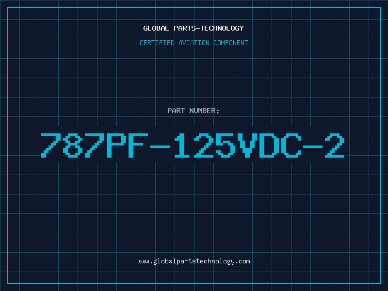 Aviation Part 787PF-125VDC-2