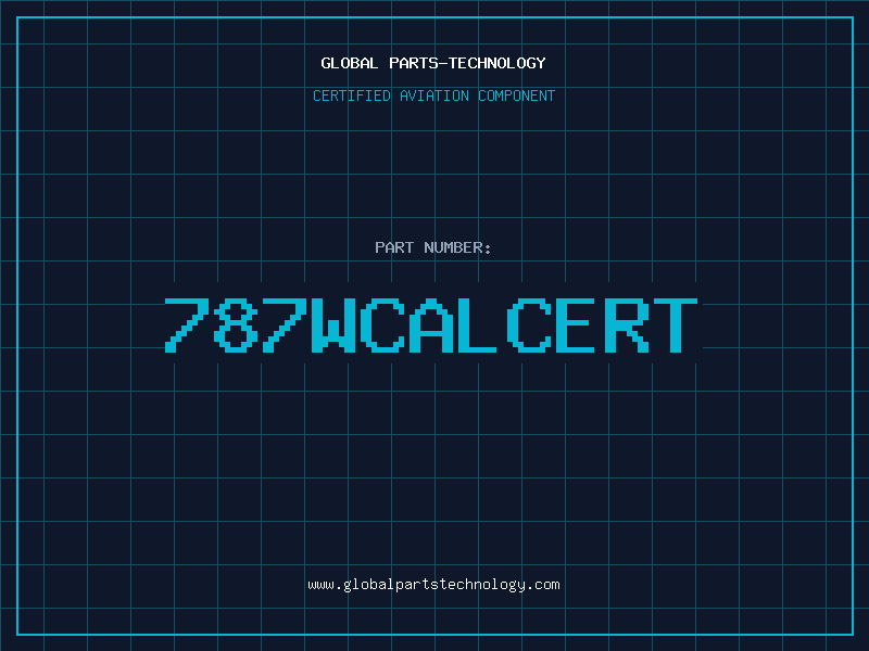 Aviation Part 787WCALCERT