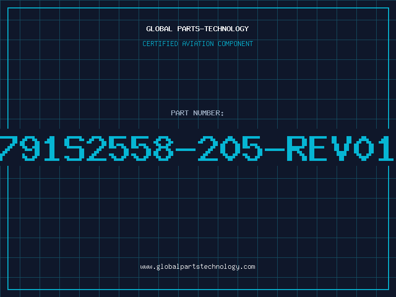Aviation Part 791S2558-205-REV01
