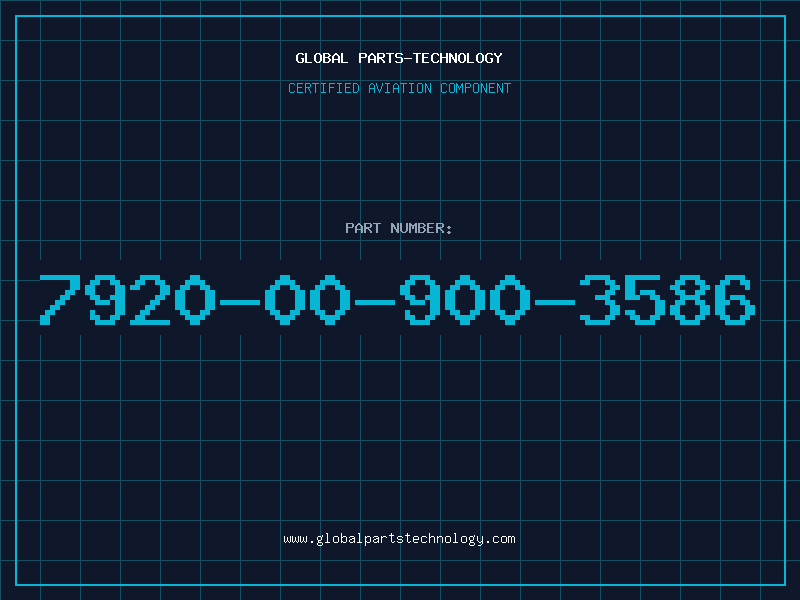 Aviation Part 7920-00-900-3586